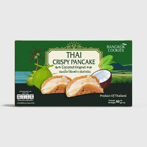 BANGKOK COOKIES椰子味薄煎饼60g