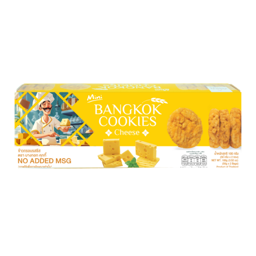 BANGKOK COOKIES奶酪味香米米饼100g