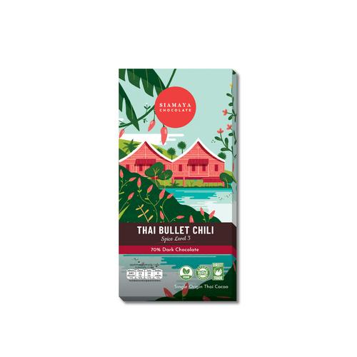 SIAMAYA泰椒味黑巧克力 75g