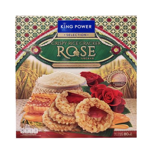 King Power玫瑰蜂蜜鲜花米饼80g