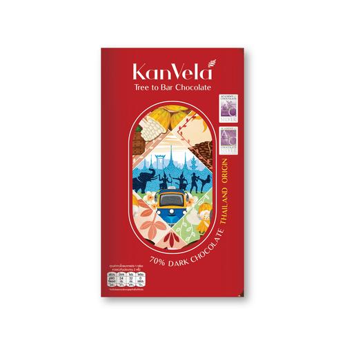 KANVELA CHOCOLATE 70% 泰国黑巧克力 60g