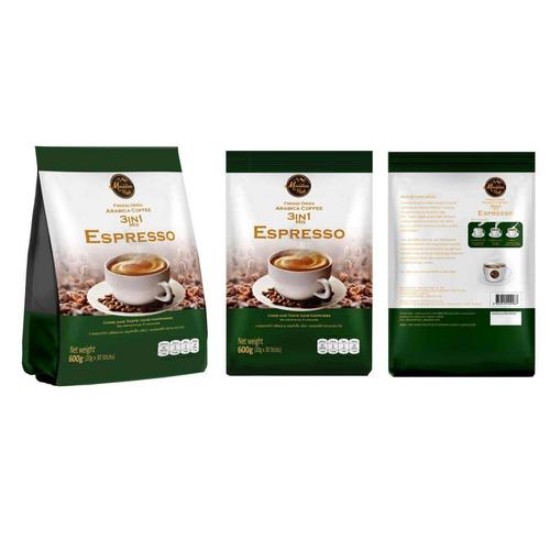 Mountain High三合一阿拉比咖啡豆速溶浓缩咖啡600g