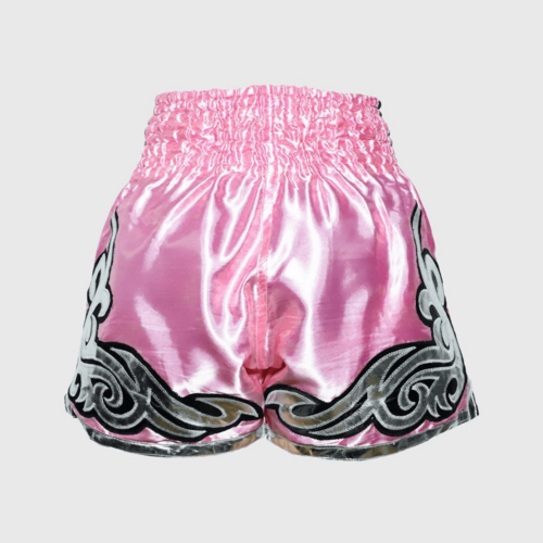 MUAYTHAI STREET泰国中性专业泰拳短裤时尚运动短裤粉红色SS码