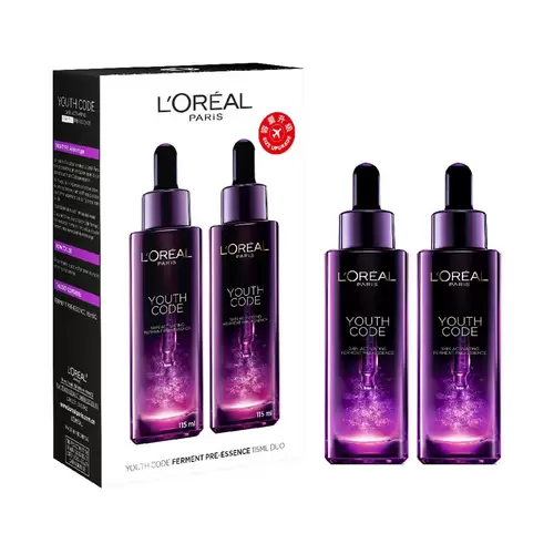 L'ORÉAL PARIS巴黎欧莱雅青春密码酵素精华肌底液小黑瓶115ml*2