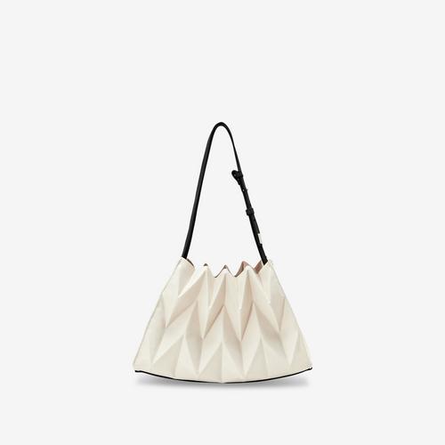 PAVI STUDIO W-Gyoza Shoulder Bag - Cream/黑色
