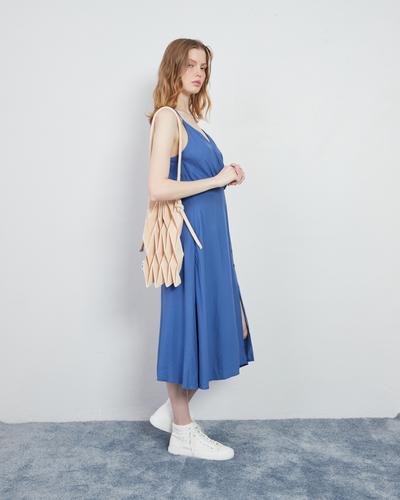 PAVI STUDIO W-Knot Crossbody包 - Beige